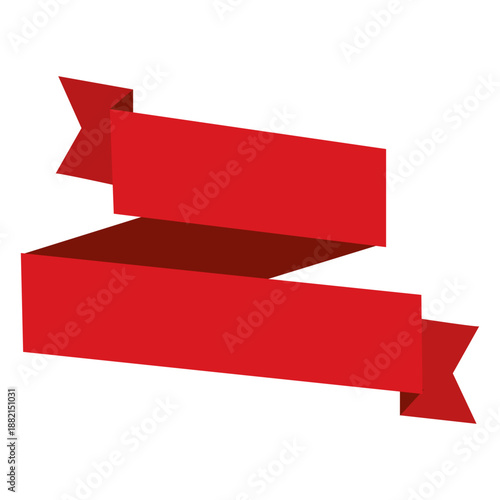 Photos Origami red ribbon