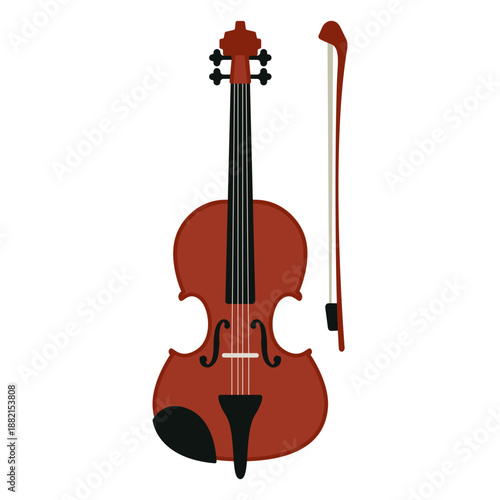 Violin musical instrument icon