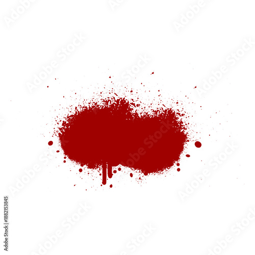 Blood splash flat icon