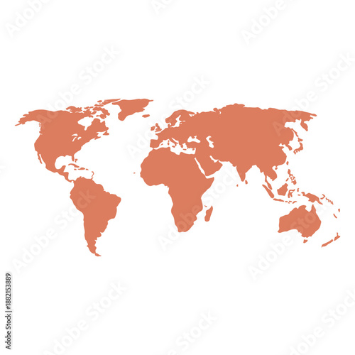 World map illustration