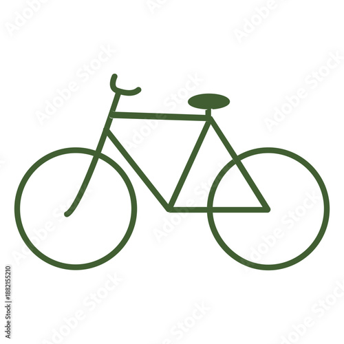 Vintage bicycle icon bike