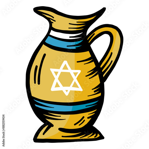 Jug star flat stroke