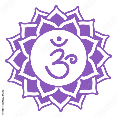 Crown chakra symbol
