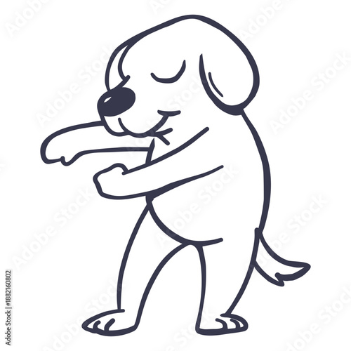 Dog dance dancing stroke