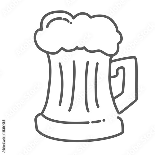 Beer mug doodle