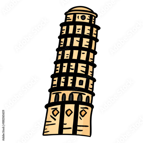 Tower of pisa tower flat