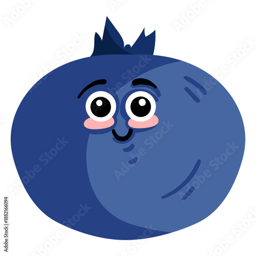 Whortleberry bilberry flat