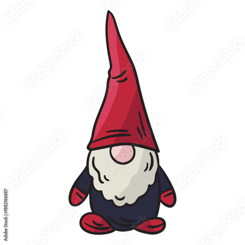 Nisse gnome folklore mythological illustration