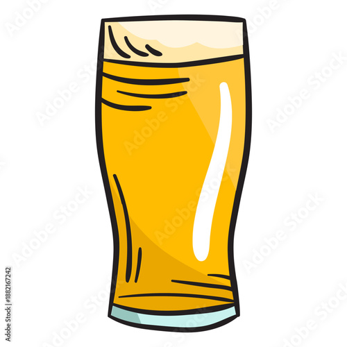 Irish beer beverage brew illustration