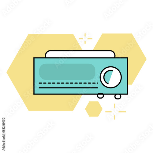 Projector screen colored