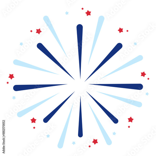 American firework explosion element
