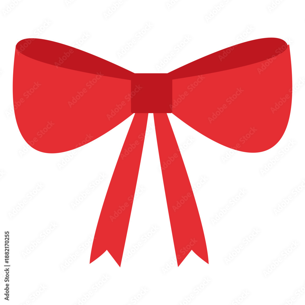 Fototapeta premium Christmas ribbon element