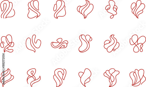 Elegant Abstract Swirl and Fluid Motion Graphics