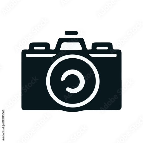 Classic camera design featuring a sleek body, prominent lens, and minimalist style, ideal for photography enthusiasts