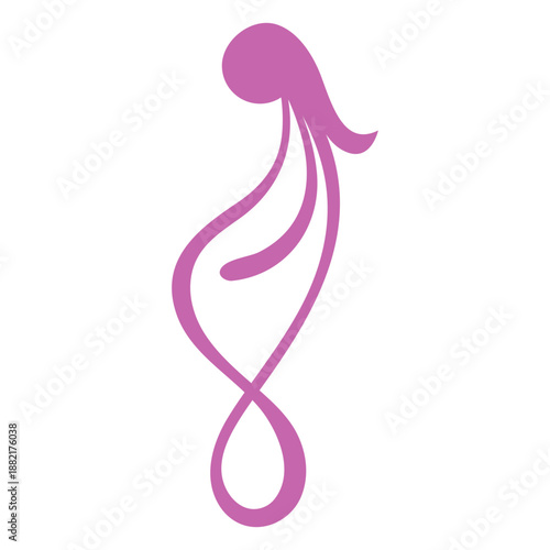 Pregnant woman abstract pregnancy