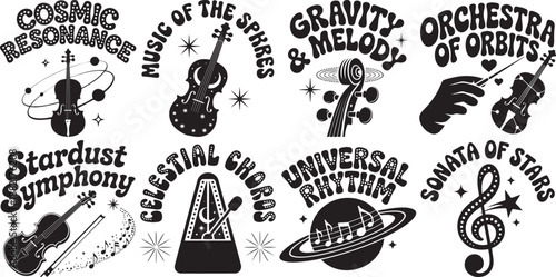 Celestial music designs with cosmic orchestras stardust symphonies and rhythm