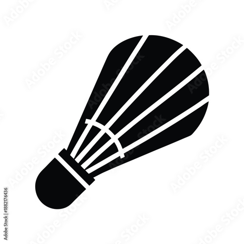 Badminton Shuttle Logo Icon Vector Illustration