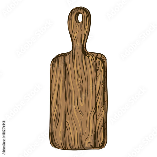 Cutting board illustration