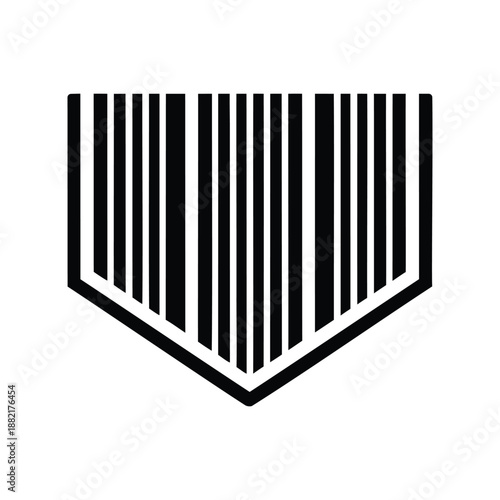 Barcode Verifier Logo Icon Vector Illustration