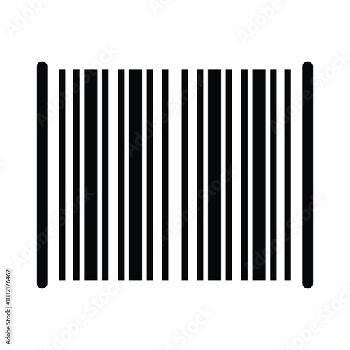 Barcode Logo Icon Vector Illustration