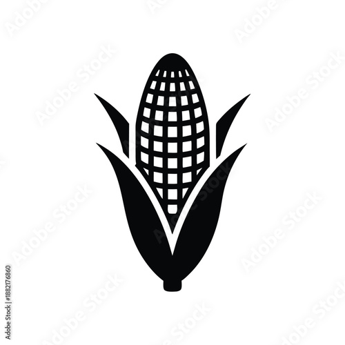 Corn Cob Logo Icon Vector Illustration