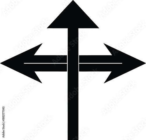 Direction Arrow Icon Vector Illustration