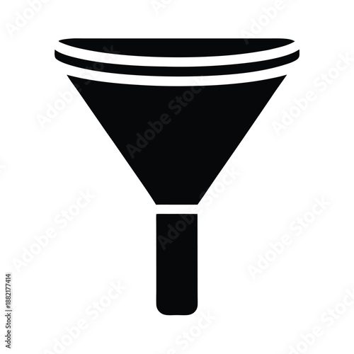 Filter Funnel Icon Vector Illustration