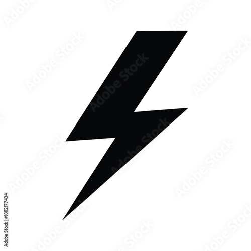 Flash Lightning Icon Vector Illustration
