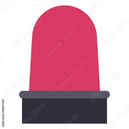 Police siren flat siren