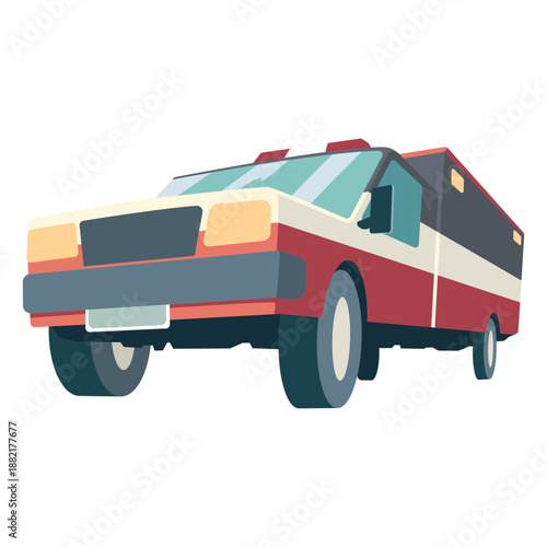 Ambulance color bottom view