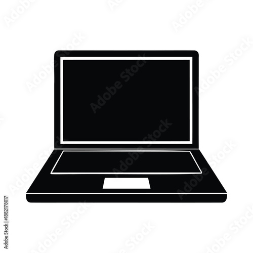 Laptop Computer Icon Vector Illustration