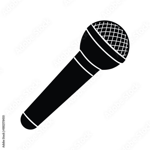 Microphone Logo Icon Vector Illustration
