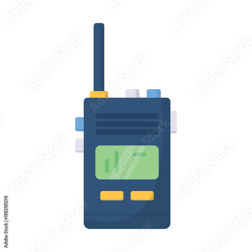 A portable wireless radio antenna connects to a digital network via hardware equipment like a router or modem for high-speed wifi internet communication and broadband data access