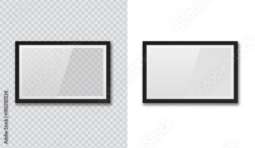 Minimal Photo Frame with Instagram-Style Border, Polaroid Card Look, and Transparent Background