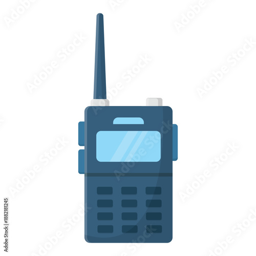 A portable wireless radio antenna connects to a digital network via hardware equipment like a router or modem for high-speed wifi internet communication and broadband data access