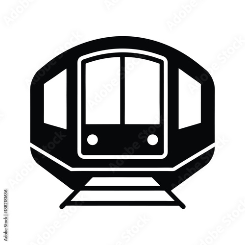 Subway Metro Logo Icon Vector Illustration