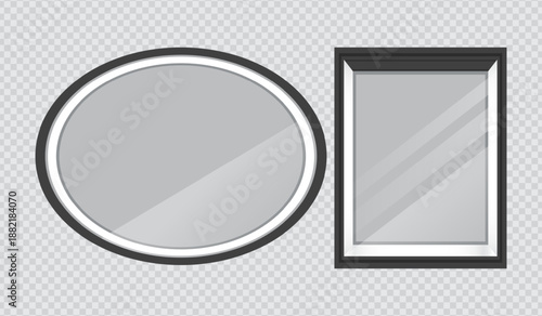 Minimal Photo Frame with Instagram-Style Border, Polaroid Card Look, and Transparent Background