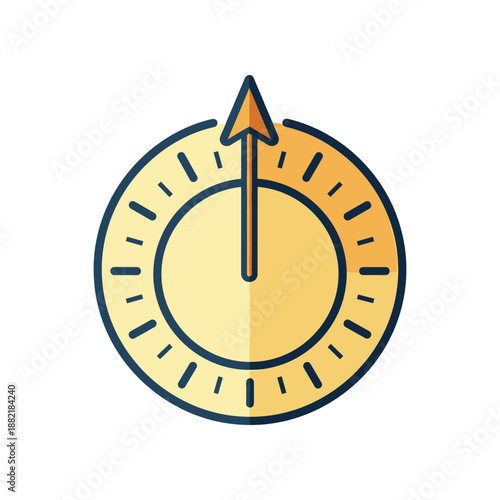 A golden compass pointing north, symbolizing navigation and exploration in a serene landscape