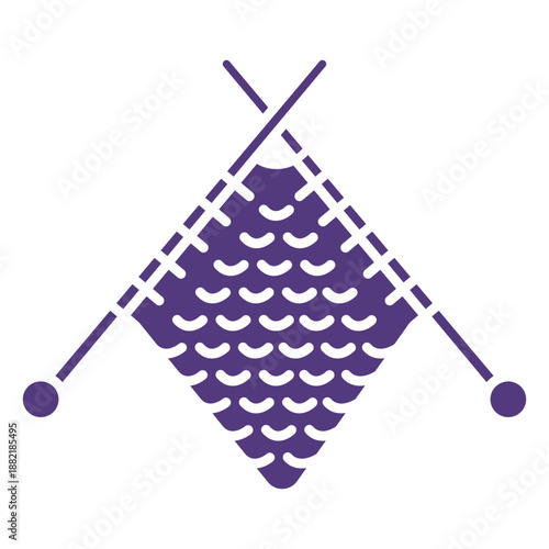 Silhouette wool knitting