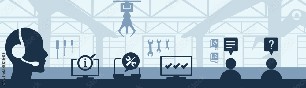 Φωτογραφία IT support vector illustration