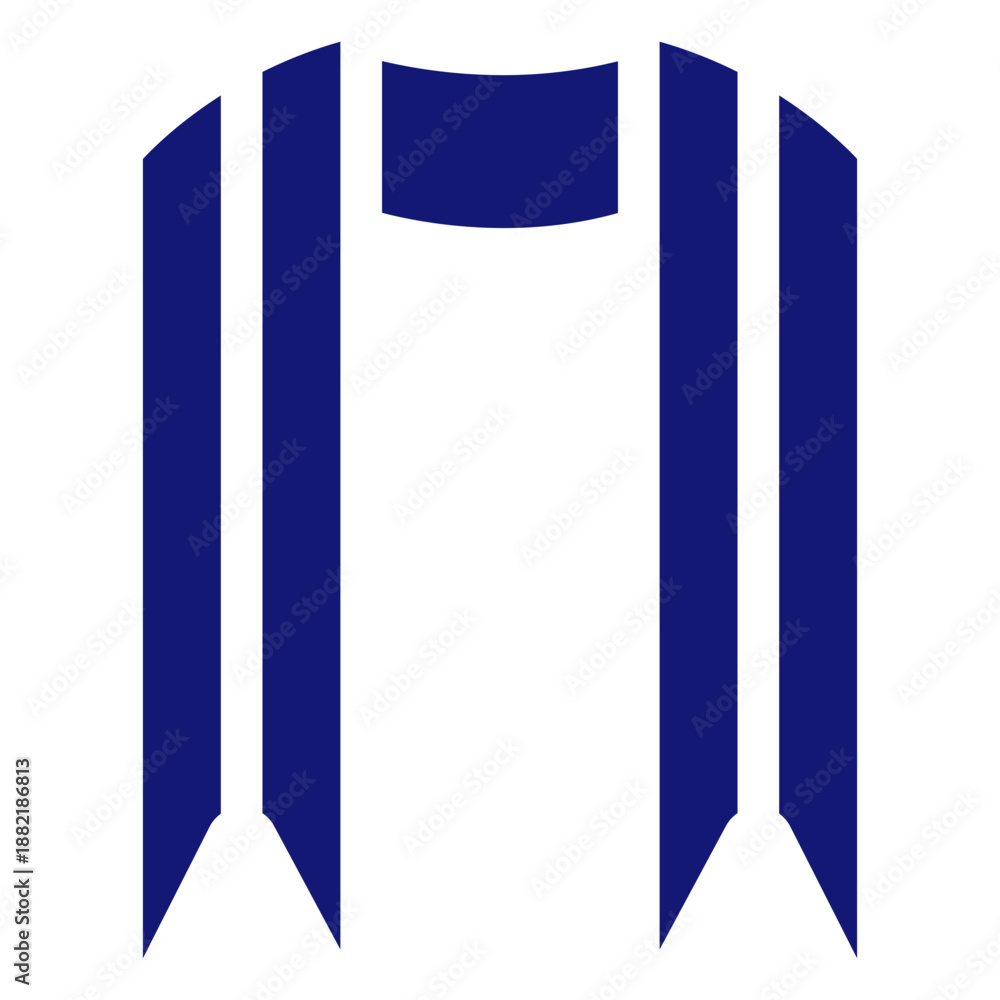 Foto Graduation sash icon blue