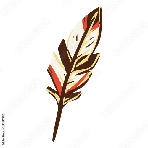 Feather quill illustration