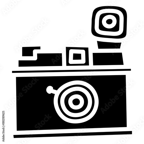 Camera flash black camera