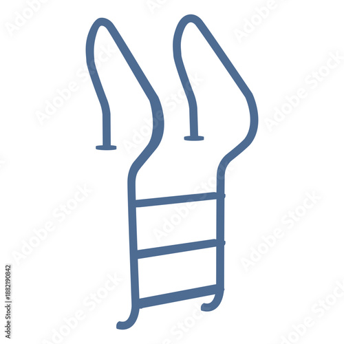 Cool ladder silhouette