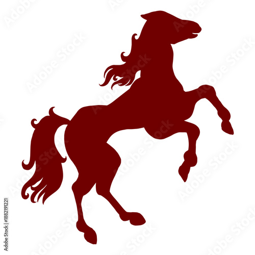 Heraldry emblem horse silhouette © Vexels