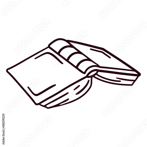 Upside down open book stroke