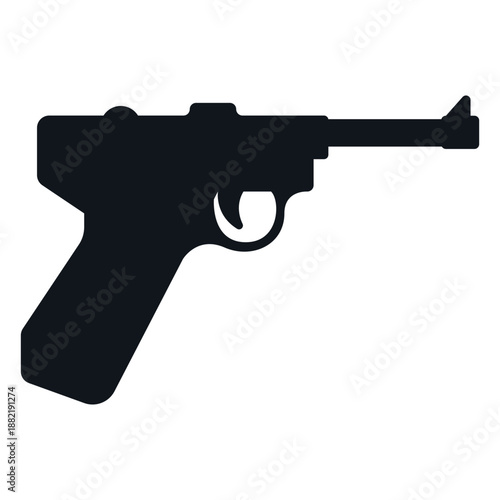 German pistol silhouette