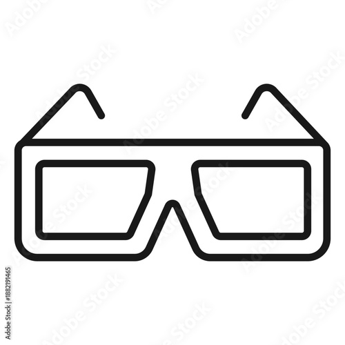 3d glasses stroke
