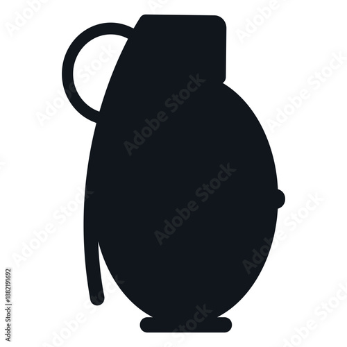Grenade weapon silhouette