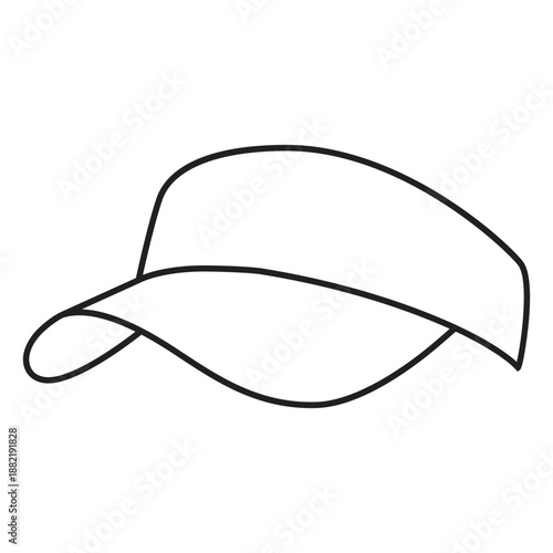 Hat pickleball element stroke